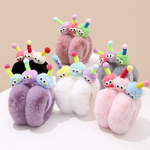 Зимние теплые пушистые наушники - Product Image 1