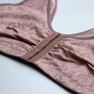 フロントクローズポケットブラ卸売通気性補修乳がんワイヤレスソフトコットンブラ - Product Image 4