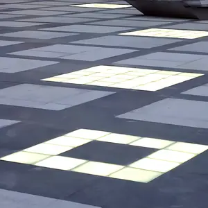 Modern paving lighting tiles Outdoor lighted floor tiles PE plastic brick light led waterproof ip65