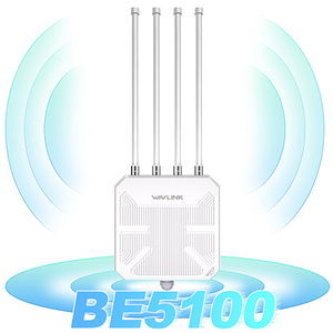 WAVLINK WL-WN573HBE2 Extensor WiFi Exterior de Alta Potencia Impermeable BE5100, Amplificador de Señal Wi-Fi de Doble Banda, Router Mesh Inalámbrico WiFi 7 - Product Image 5