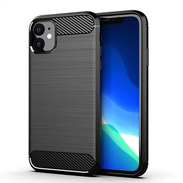 Carbon Fiber Cell Phone Case for LG V50 V50S G6 G7 G8 G8X ThinQ Stylo 5 Stylo 6 V30 V40 V50 K30 K40 K50 Q6 Q7 Q8 Velvet Cover