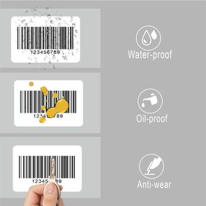 Vielseitige Blanko-Thermoetiketten Selbstklebend Leicht Abziehbar Individuelle Farbe Wasserfest Versand Inventur Verpackung Supermarkt - Product Image 4