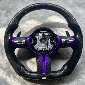 Volante <span class=keywords><strong>de</strong></span> Coche <span class=keywords><strong>de</strong></span> Fibra <span class=keywords><strong>de</strong></span> Gamuza en Oferta, Compatible con BMW F30 F10 F15 F36 F20 F22 F25 F32 M3 M4 X5 E46 E60 E70 E90 E91 E92 - Product Image 5