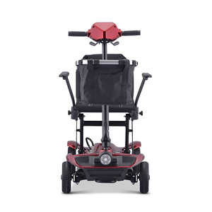Scooter Eléctrico Ligero de Aleación de Aluminio de Cuatro Ruedas para Personas Mayores, Uso Doméstico, Mini Plegable, Ayuda de Movilidad con Cesta de Almacenamiento - Product Image 2