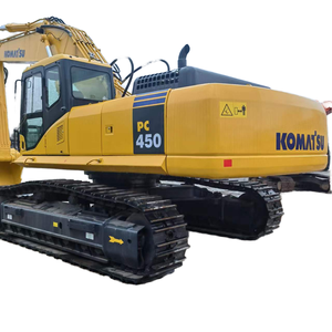 La excavadora hidráulica de cadenas Komatsu PC450 de segunda mano (45 toneladas, capacidad de 1.7 metros cúbicos) está funcionando en buen estado. - Product Image 1