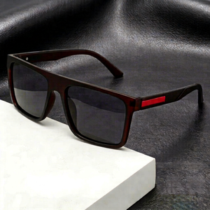 Lunettes de soleil polarisées unisexes transfrontalières personnalisées style européen et américain pour la conduite, les sports de plein air et le cyclisme, protection UV400, monture en PC durable - Product Image 1