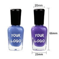 Nouvel arrivage de vernis à ongles à base d'eau 15ml Peel off séchage rapide vernis à ongles nu, transparent et inodore de longue durée pour manucure