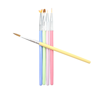 ชุดแปรงเพ้นท์เล็บด้ามโลหะสีโรสโกลด์ 3 ชิ้น สำหรับวาดลายละเอียด ทำเล็บ DIY - Product Image 6