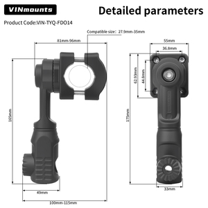 Multi-Mode Durable Adjustable Transducer Mount for Garmin LVS34, LVS32 & Lowrance ActiveTarget VIN-TYQ-FD014 - Product Image 2