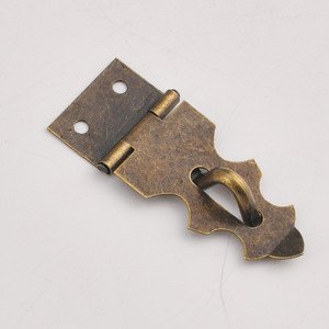 Serrure de meuble de style vintage en bronze, sans clé, en acier au carbone, accessoire pour sac - Product Image 1