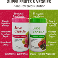 Prix bon marché en gros de capsules de fruits et légumes de l'usine équilibre nutritionnel supplément de fibres alimentaires