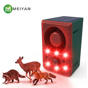 Lampe répulsive pour animaux à énergie solaire Répulsif pour animaux 	 Alerte vocale Animaux Chien Chat Répulsif - Product Image 6