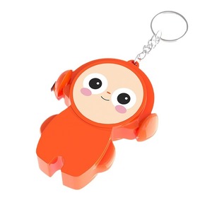 Mini Tape Measure 1m Metric Steel Blade Self-Winding With Keychain Cute Design For Household Use - Product Image 5