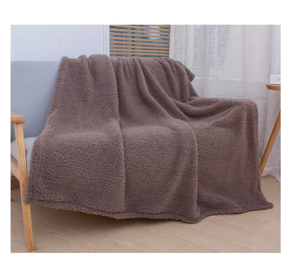 Однотонное фланелевое одеяло из 100% полиэстера, жаккардовое фланелевое одеяло в клетку