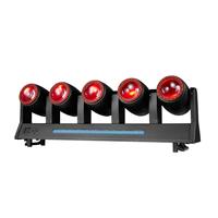 Projecteur de scène LED RGBW FB4 4-en-1 à faisceau et stroboscope, 220V 50Hz 800W, IP20, boîtier en aluminium noir double face, pour mariages et spectacles en direct