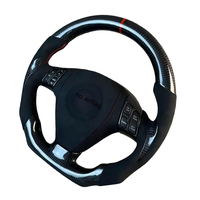 Volante de Coche Personalizado de Cuero y Fibra de Carbono Forjada para Mazda 3 6 5 8 CX5 RX7 MX5 CX90 BL GH GG GY CX7 RX8 2003 2015