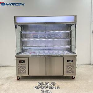 Byron Malatang Bar para restaurante Malatang Display Refrigerador <span class=keywords><strong>Vitrinas</strong></span> refrigeradas usadas - Product Image 6