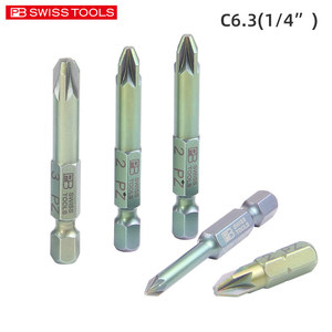 PBSWISSTOOLS ดอกไขควงไฟฟ้าฟิลลิปส์ - ดอกไขควงไฟฟ้าแบบนำเข้า ป้องกันการระเบิด พร้อมฉนวนแม่เหล็ก สำหรับสวิตช์ไฟฟ้าแบบยาว - Product Image 5