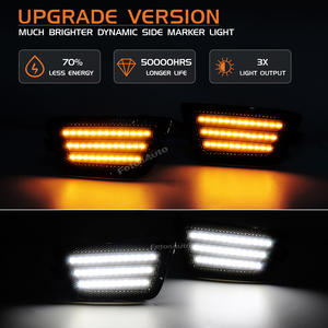 ไฟเลี้ยวข้างสีขาวอำพันสำหรับรถเชฟโรเลต ครูซ LTZ ดีเซล  ไฟเลี้ยวแบบ LED - Product Image 3