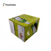 Boîtes pliantes en carton ondulé fabriquées sur mesure à partir de matériaux recyclés pour l'emballage de boissons et de bières en cadeau
