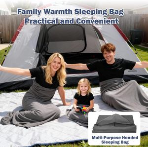 Sleep Pod for Deeper Sleep Wearable Blanket with Comfy Hoodie Home Camping Sleeping Bag Guide Your Mind and Body to Restful - Product Image 3