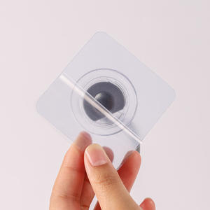 Gancho giratorio para montaje en techo, gancho único, carga de 1-3 kg, adhesivo fuerte para techo, pared, material PP - Product Image 1