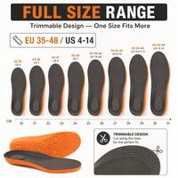 Semelles intérieures en mousse PU personnalisées OEM, usine de semelles ergonomiques avec soutien de la voûte plantaire, correction des pieds plats pour hommes, femmes, unisexe
