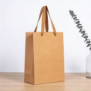 Bolsas de Papel Kraft Recicladas Ecológicas y Económicas, Impresas con Logotipo Personalizado, Coloridas, para Compras y Manualidades - Product Image 2