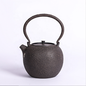 Japanese Style Iron Tea Kettle Old Natural Antique Inlaid Silver Copper Lid Cast Iron Bottle <strong>Teapot</strong> <strong>for</strong> <strong>Sale</strong> - Product Image 3
