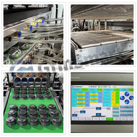 Machine de thermoformage automatique à servomoteur pour la fabrication de couvercles de gobelets en plastique, compatible PS/PET/PP, pour gobelets, bols, barquettes, couvercles et assiettes jetables