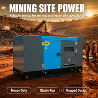Groupe électrogène diesel insonorisé LINGGE 25 kVA triphasé 400 V 50/60 Hz pour alimentation de secours des magasins de détail