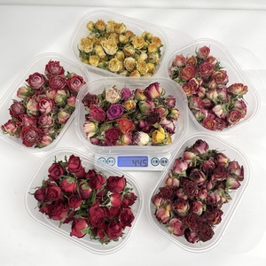 Vente en gros 2026 Têtes de roses <span class=keywords><strong>séchées</strong></span> en boîte <span class=keywords><strong>Fleurs</strong></span> naturelles de qualité supérieure pour bouquets DIY personnalisés Fournitures artisanales de mariage Luxe Écologique Direct Usine - Product Image 6