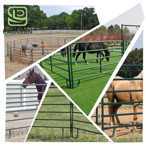 Superventas de EE. UU., Valla de panel de ganado de servicio pesado, hierro galvanizado, acero, caballo, <span class=keywords><strong>Corral</strong></span>, enrejado para uso en exteriores - Product Image 4