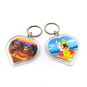 China Manufacturer Cheap Wholesale Promotional Gifts Cute Personalized Blanks <b>Custom</b> Acrylic <b>Keychains</b> - Product Image 2