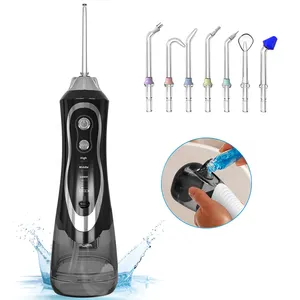Household Cordless Portable Travel Ipx7 Pressure Oral Teeth Cleaner Irrigator Tooth Cleaning Waterproof Dental Water Flosser