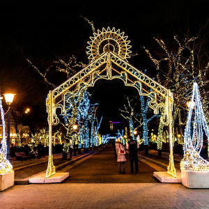 Lampes LED en forme d'arche personnalisées, étanches IP65, pour décorations de Noël et de fêtes multiples, intérieures/extérieures - Product Image 1