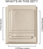 1500 Faden zahl Premium Cotton Single Doppel Queen Bettlaken Set