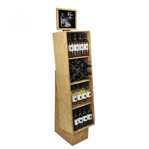 Tùy chỉnh kích thước lớn phong cách hiện đại có thể gập lại các tông sóng hiển thị sàn đứng cho cửa hàng giấy hiển thị sàn đứng - Product Image 4