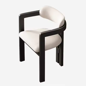 Silla <span class=keywords><strong>de</strong></span> Comedor <span class=keywords><strong>de</strong></span> Madera Maciza <span class=keywords><strong>de</strong></span> Estilo Nórdico Moderno JP con Reposabrazos, Cojín Suave y Cómodo para Uso en Hoteles, Restaurantes, Interiores o Exteriores - Product Image 6