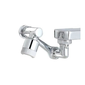 Robinet à bras robotisé rotatif moderne à 1080 degrés, bras en cuivre aérateur en laiton ABS à économie d'eau pour salle de bain et <span class=keywords><strong>cuisine</strong></span> - Product Image 5