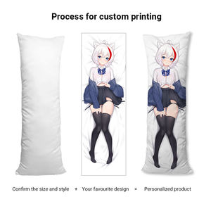 หมอน dakimakura ลายอนิเมะ150/160/170*50cm, ออกแบบได้ตามต้องการ - Product Image 2