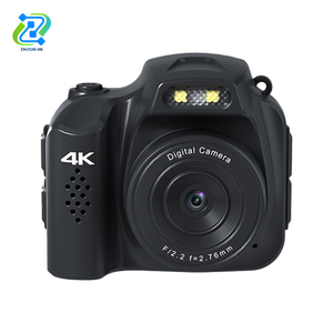 4K Digital <b>Camera</b> Mini DSLR Style Photo Video <b>Camera</b> Compact Student Toy <b>Camera</b> Black - Product Image 1