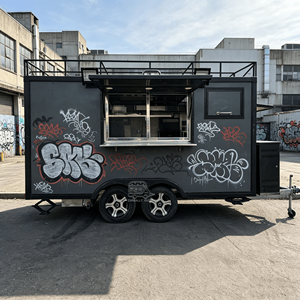 Remolque de Comida Móvil de 4.1m, Camioneta de Comida, Remolque Pequeño para Hamburguesas, Remolques para Venta de Comida - Product Image 6