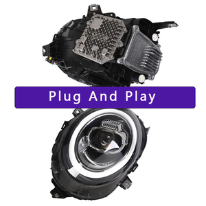 Feux avant Mini F55 F56 2014-2021, phares au xénon 6000K 12V de haute qualité 36W, nouveaux feux de jour, 100% compatibles avec les ampoules D2H - Product Image 2