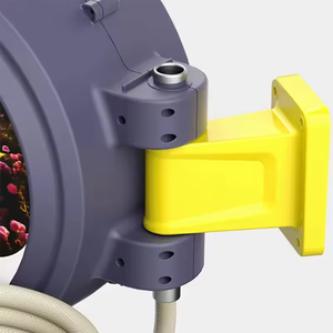 Carrete de Manguera de Jardín Retráctil de 1/2 Pulgada con Carcasa de Goma Resistente, Características Antiabrasión y Anticorrosión, Soporte de Pared Portátil, 10 Funciones CNS - Product Image 5