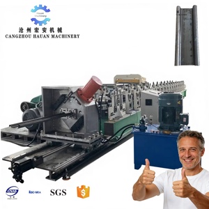 Máquina Formadora de Perfiles HAUAN con Motor, Caja de Engranajes, Bomba y Motor para Rieles de Puertas Industriales Pesadas - 380V, 3 Años de Garantía - Product Image 1