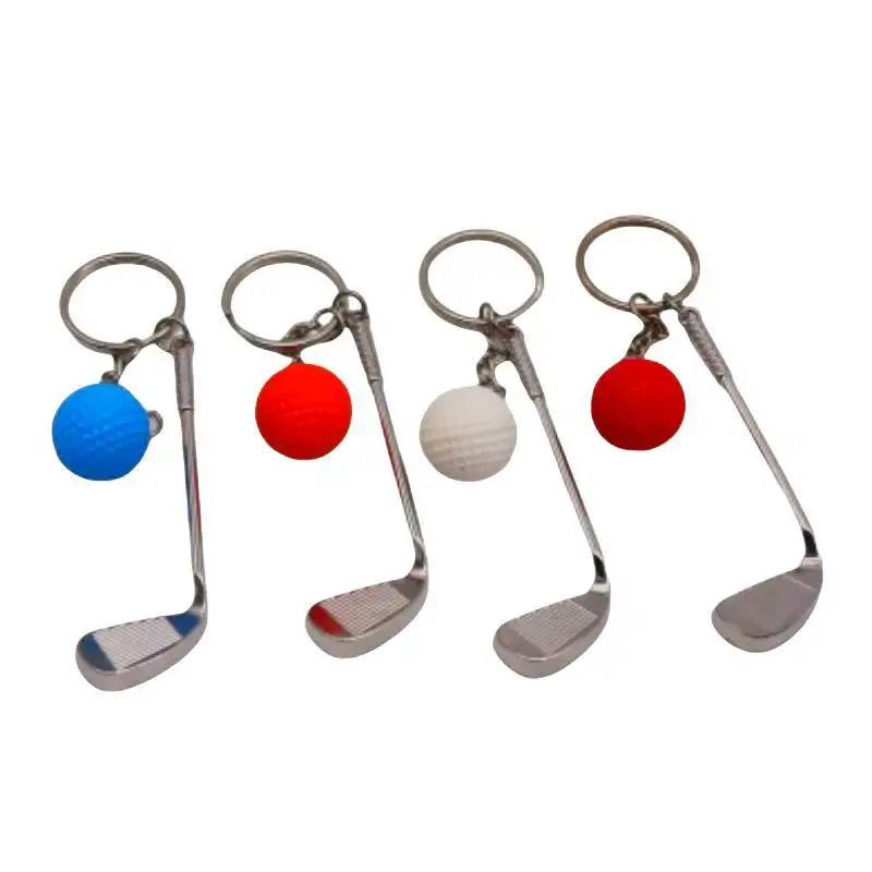 Wsnbwye Usine Cadeau Mini Golf Cadeau Anime Fan DIY Clé Organisateur Haute Qualité 3d Métal balle de golf porte-clés