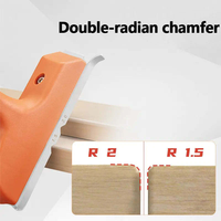 Pemotong Tepi 3-in-1 XMGT untuk Papan Eco, Alat Pertukangan Kayu dengan Kepala Chamfering & Deburring Sudut Kanan OEM