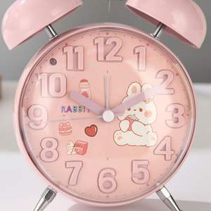 स्रोत कारखाना नया यांत्रिक रचनात्मक उत्तल कार्टून घंटी मूक अलार्म घड़ी छात्र बेडरूम तीन-आयामी दौर डायल - Product Image 4