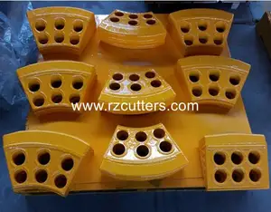 drill scrapers tunnel boring machine drill cutters shield driving machine cutter teeth TBM spare parts foundation drilling tools